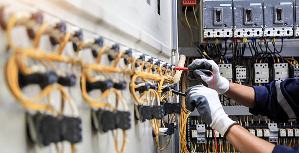Professional Electrician technician working in Monticello, MN